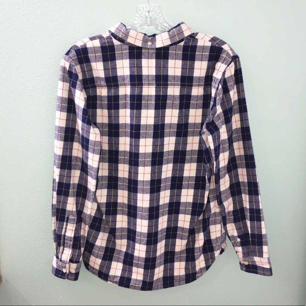 Penfield Boyfriend Fit Plaid Flannel Button Up Top - Picture 5 of 8